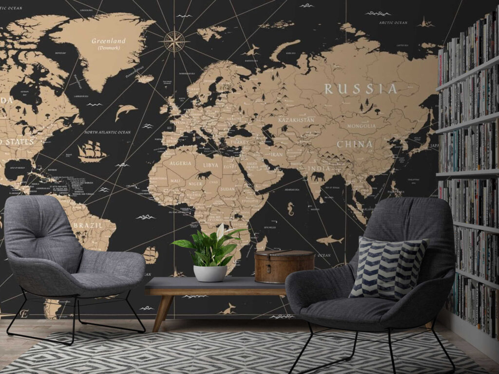 Map of the world Map of the world