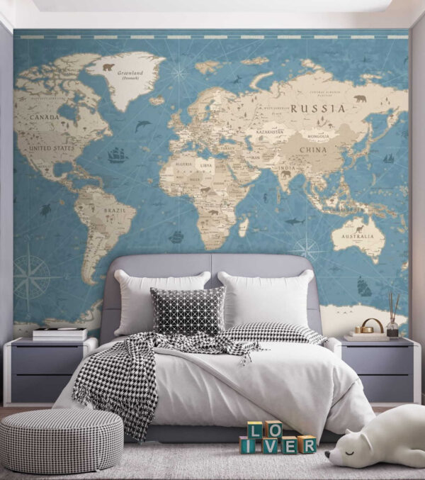 Map of the world Map of the world