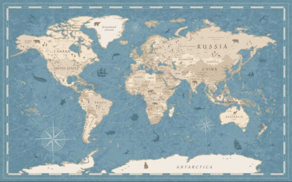Map of the world Map of the world