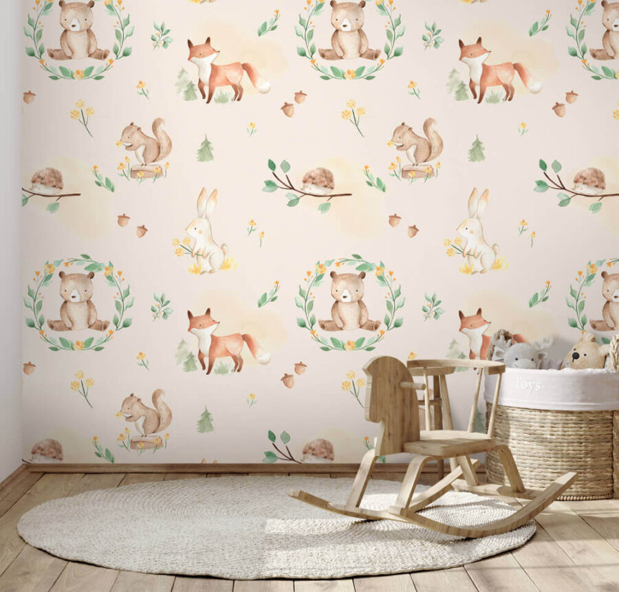 Pattern of animals and plants