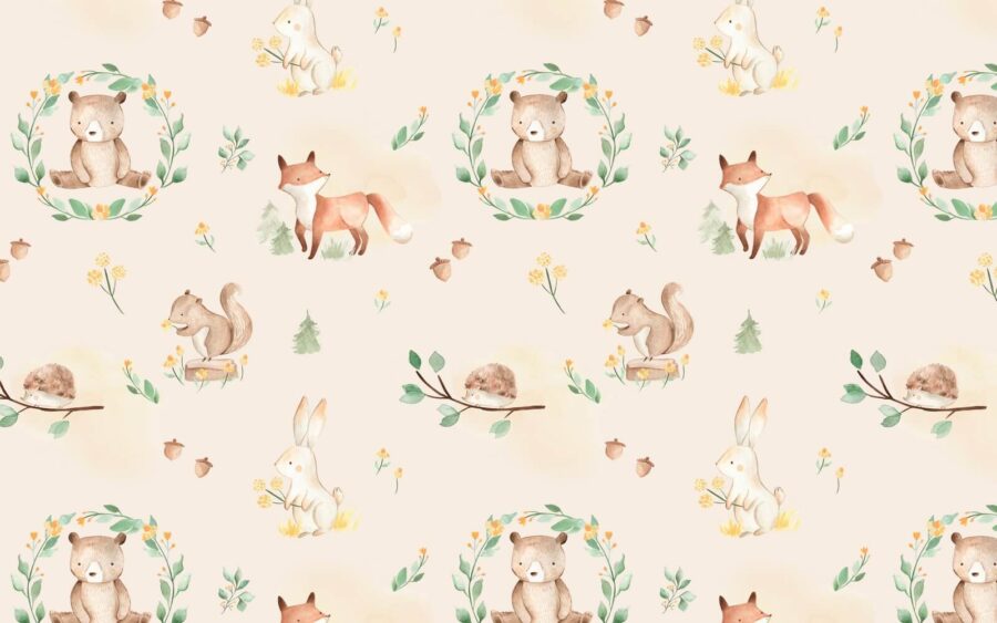 Pattern of animals and plants