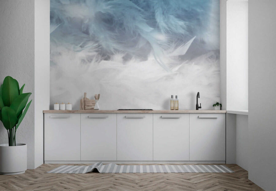 Soft textures in soothing colors. Soft textures in soothing colors.