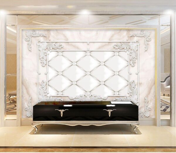 White frame with white buttons and dots White frame with white buttons and dots