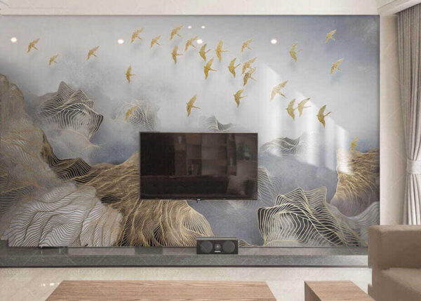 Birds flying in the sky Birds flying in the sky