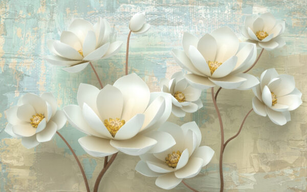 Group of white flowers Group of white flowers