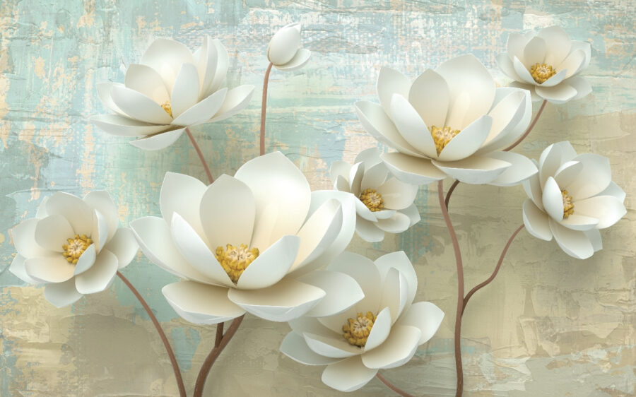 Group of white flowers Group of white flowers