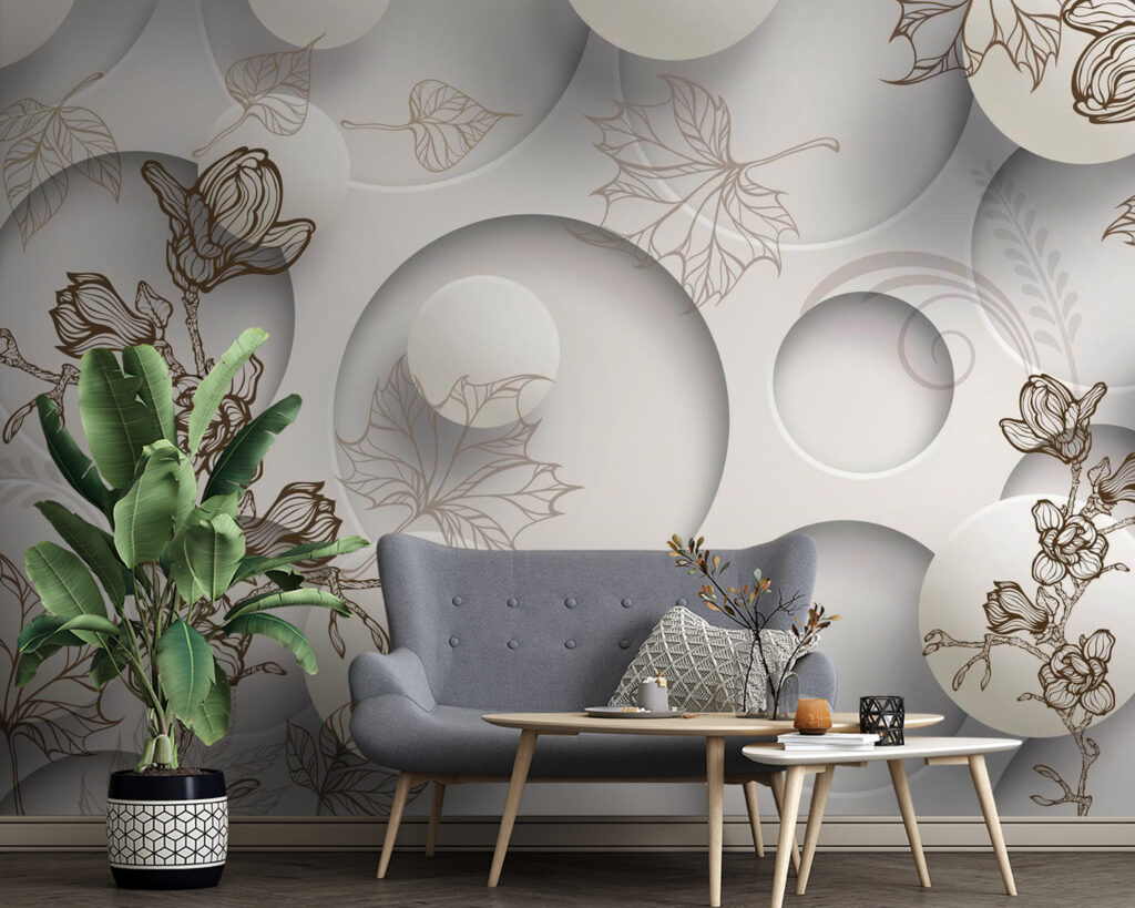 u40267pig4 1024x819 - Wallpaper with circles and flowers - tegory