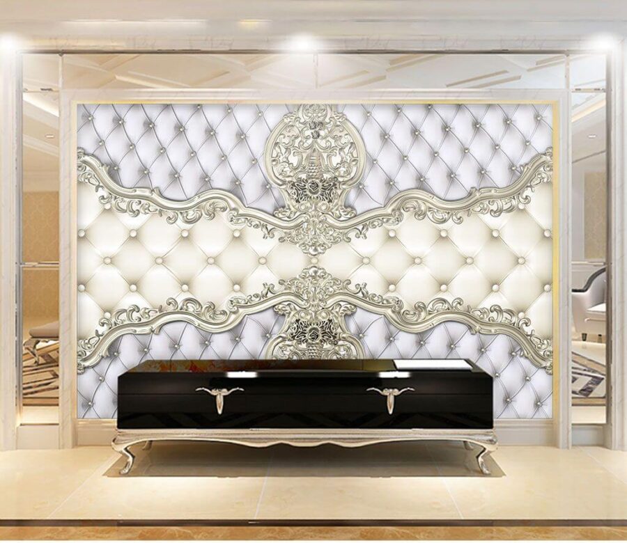 Wall murals Elegant textures in soft hues