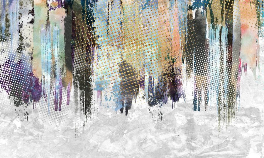 Wall murals Abstract hues blend in harmony. - Image 2