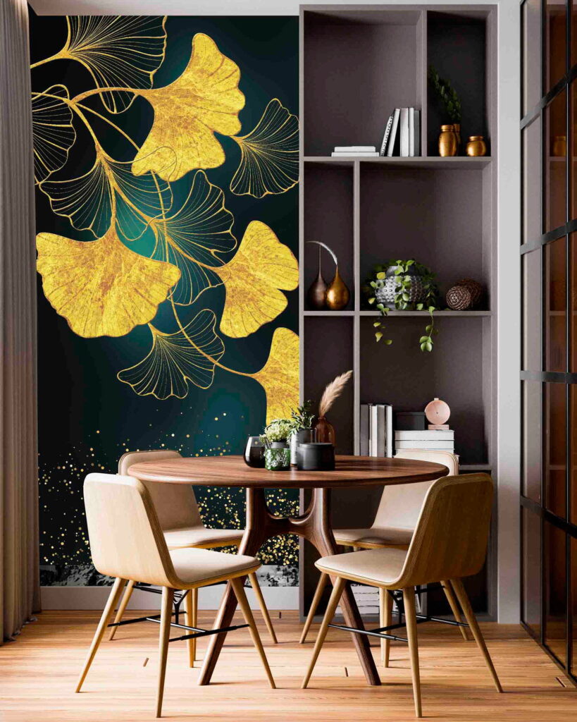 Ginkgo leaves and birds in elegance u39199pik1 819x1024 - Ginkgo leaves and birds in elegance - tegory