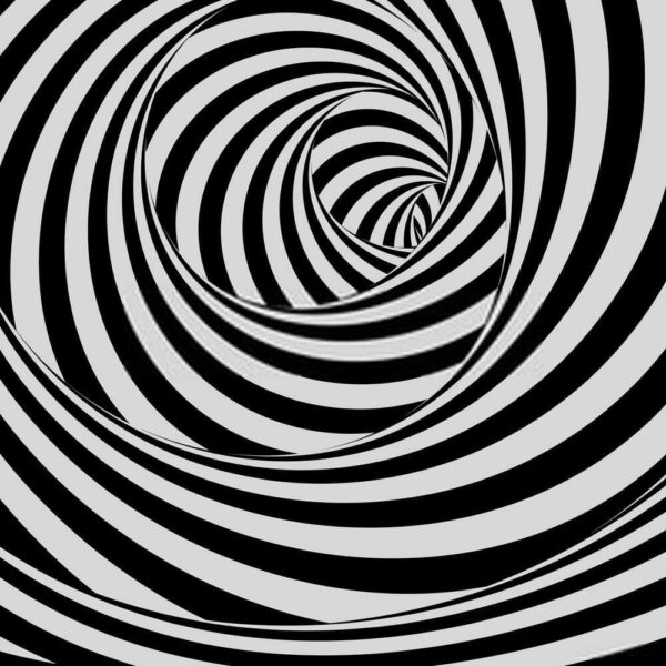 Black and white spiral pattern Black and white spiral pattern