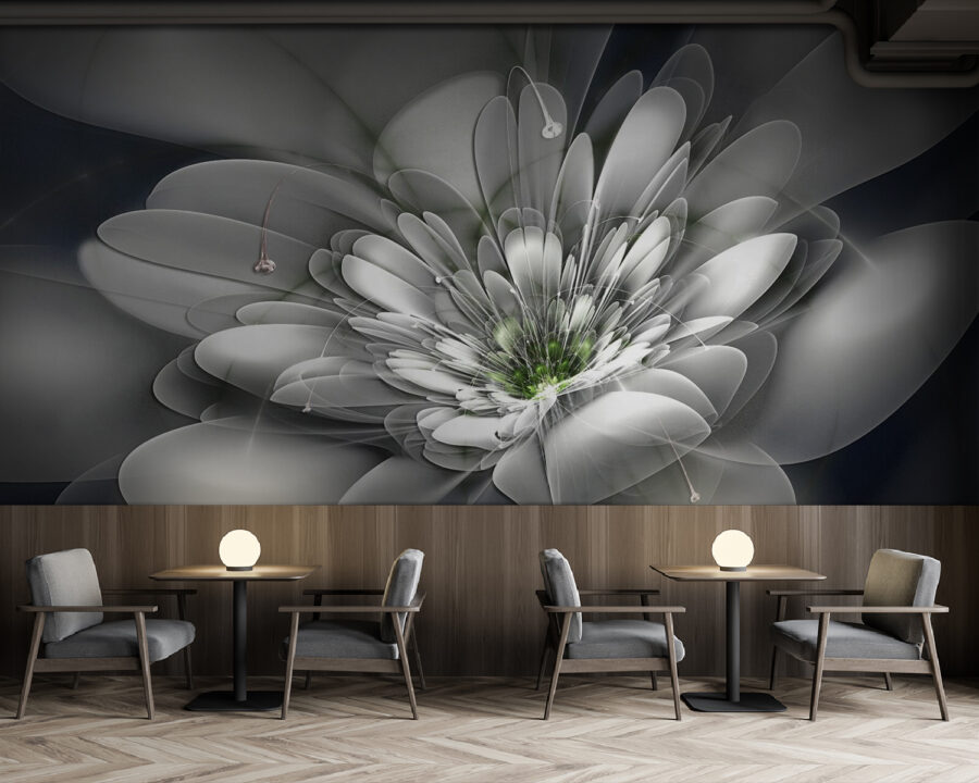White flower with green center u36925piz137 900x720 - White flower with green center - tegory