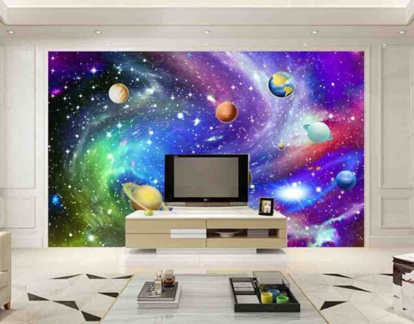 Planets in the sky with stars Planets in the sky with stars