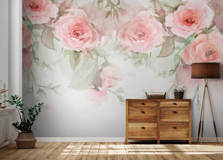 Group of pink flowers