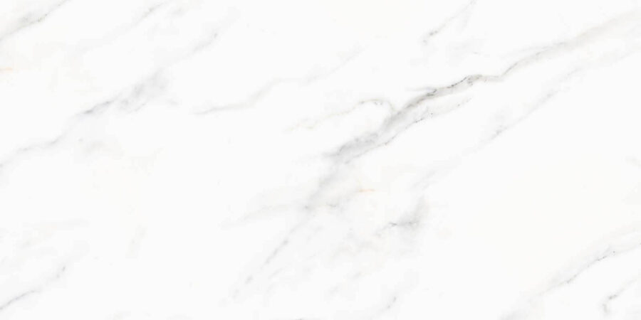 White marble surface with black veins