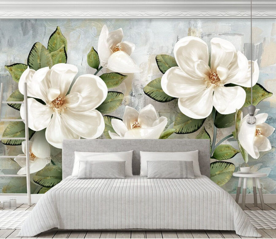 Delicate blossoms in soft hues