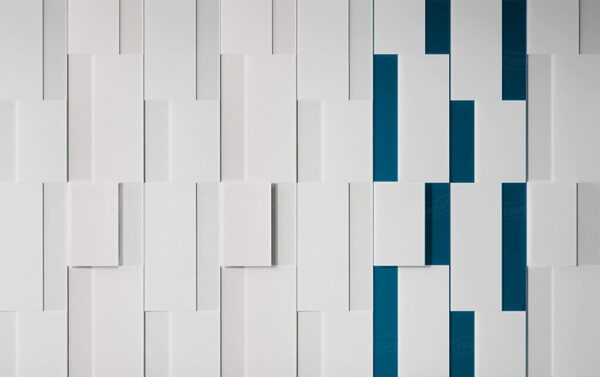 White rectangular object with blue lines White rectangular object with blue lines