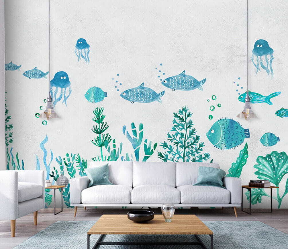 A group of fish and jellyfish u32524pig1m - A group of fish and jellyfish - tegory