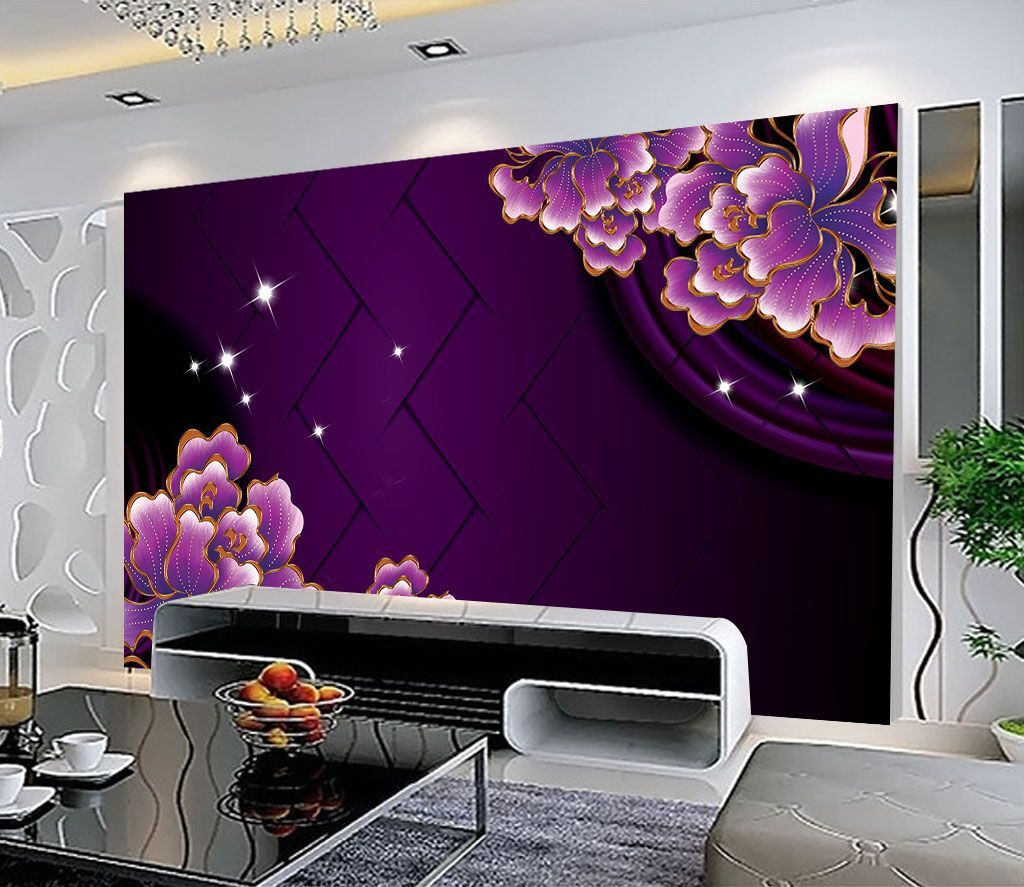 Floral elegance on a deep backdrop u32413pig1m - Floral elegance on a deep backdrop - tegory