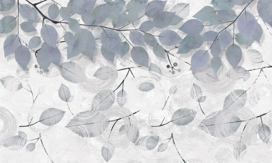 Soft foliage on a muted backdrop
