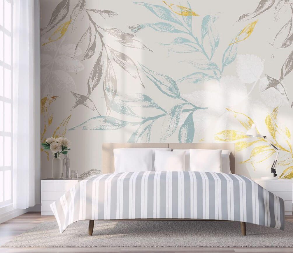 Delicate leaves in soft hues u30287pib1m - Delicate leaves in soft hues - tegory