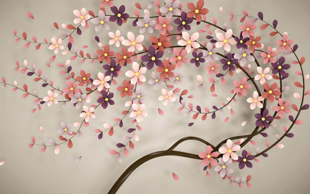 Tree with flowers on it Tree with flowers on it