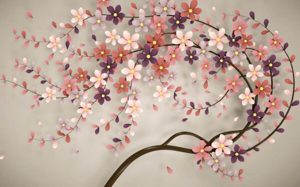 Tree with flowers on it Tree with flowers on it