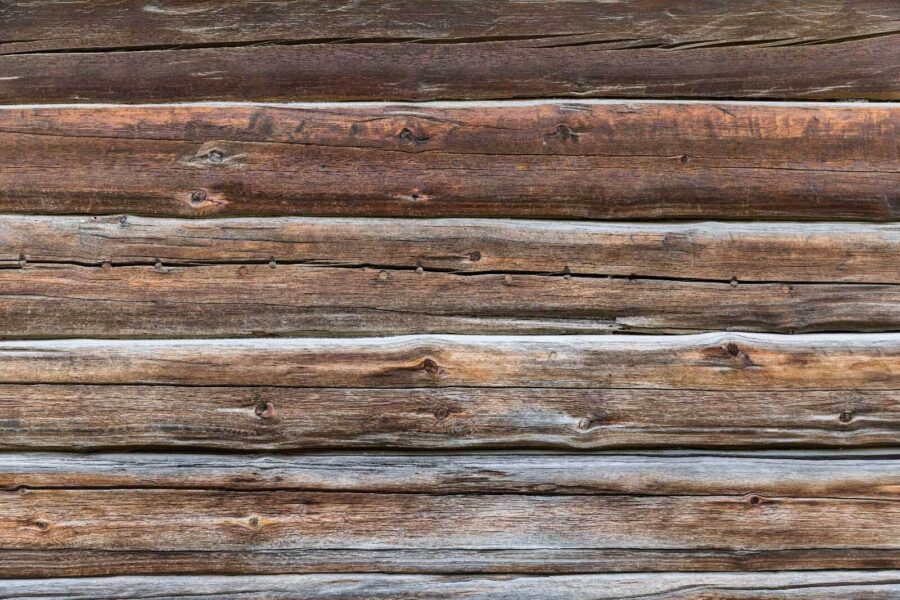 Textured wood patterns create rustic charm