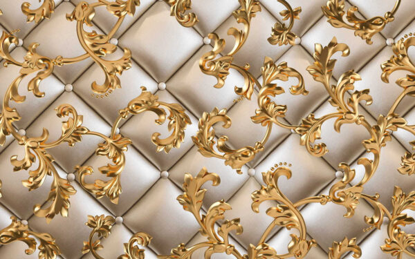 Opulent patterned metallic decor Opulent patterned metallic decor