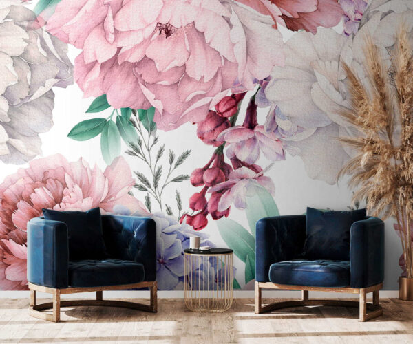 Colorful floral elegance in bloom Colorful floral elegance in bloom