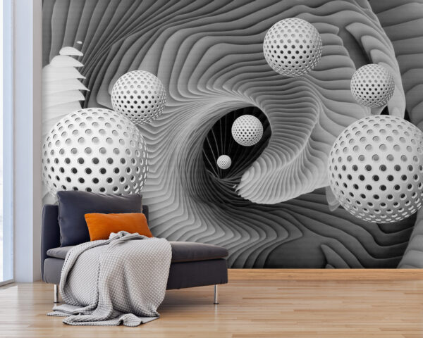 A black and white swirly swirl A black and white swirly swirl