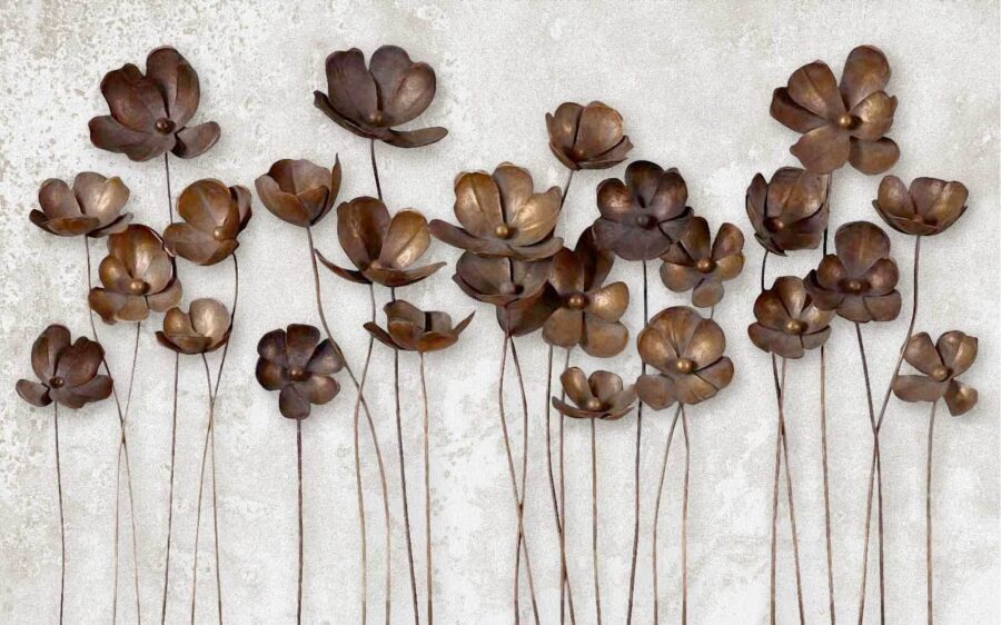 Group of brown flowers