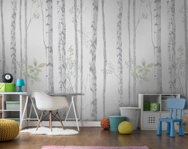 Wallpaper with trees and leaves Wallpaper with trees and leaves