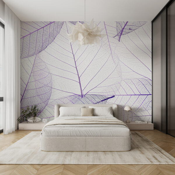 Wall mural Wall mural A group of purple leaves (SKU: u24439v2)