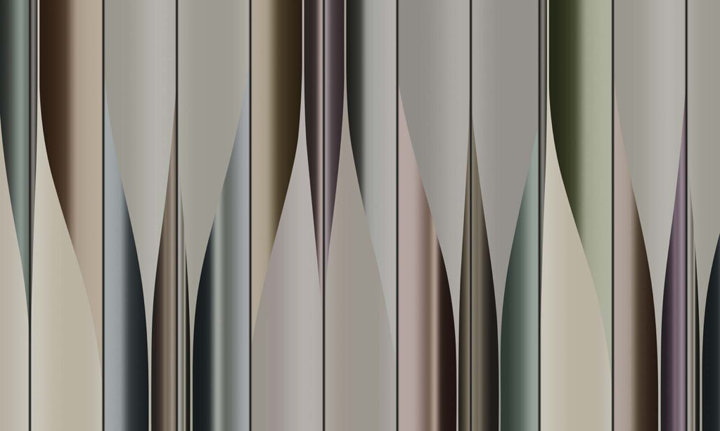 Elegant waves of muted colors Elegant waves of muted colors