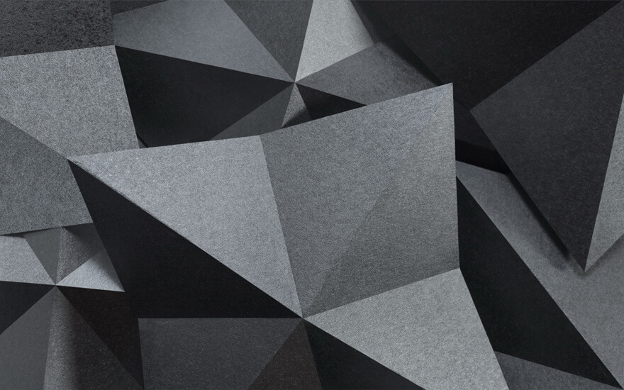 Group of black and grey triangles
