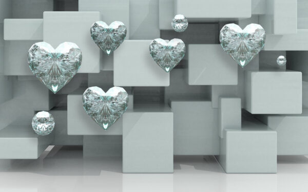 Group of diamonds on a wall Group of diamonds on a wall