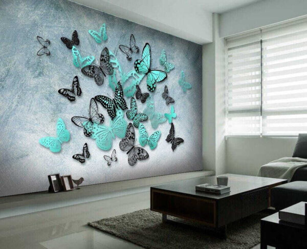 Group of butterflies on a wall Group of butterflies on a wall