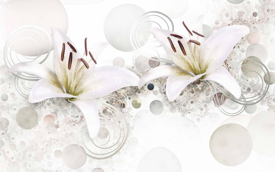 Delicate blossoms in soft tones