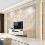 Wall murals Elegant marble with subtle tones