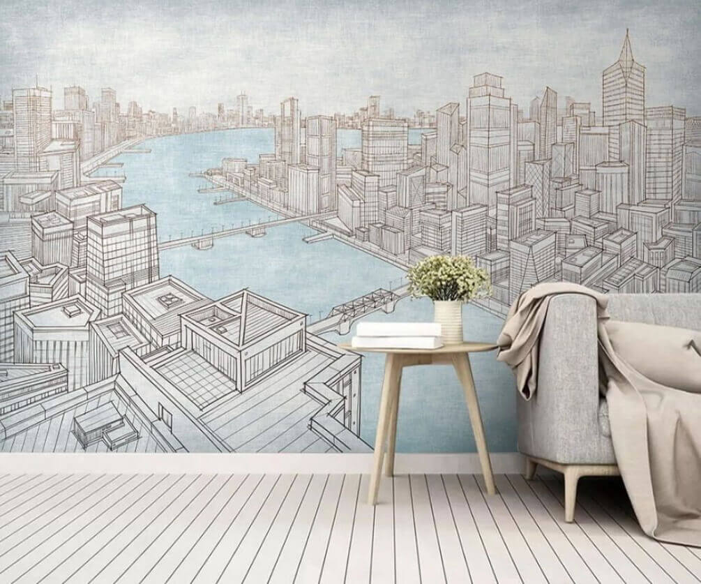 Drawing of a city u20645pig1m - Drawing of a city - tegory