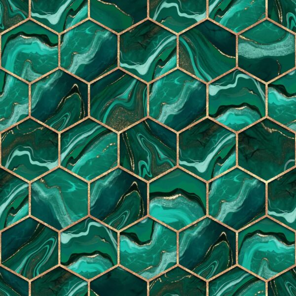 Vibrant hexagonal marble pattern design u20398p 600x600 - Vibrant hexagonal marble pattern design - tegory
