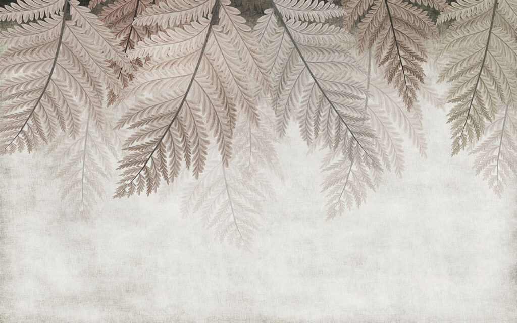 Soft leaves on a subtle background Soft leaves on a subtle background