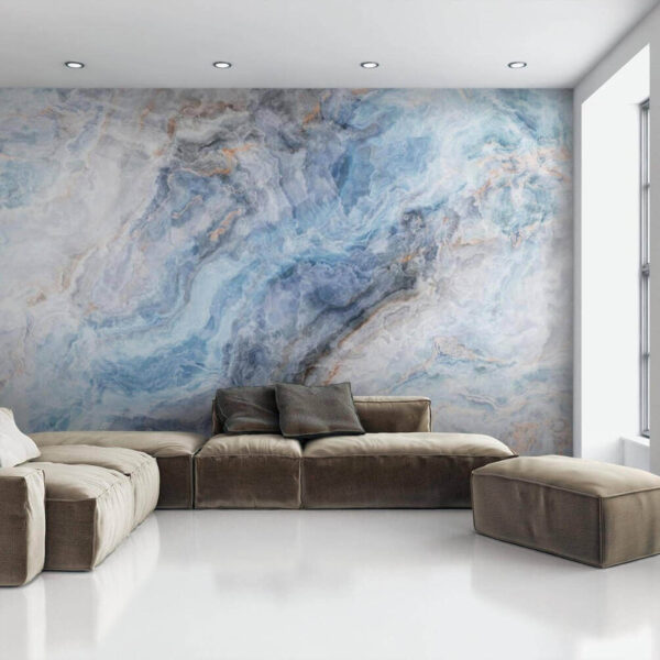 Fluid blues and soft, swirling textures. Fluid blues and soft, swirling textures.