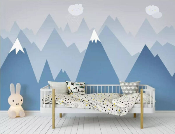 Mountain range with a cloud and a cloud above it Mountain range with a cloud and a cloud above it