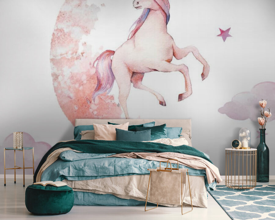 Unicorn on the moon
