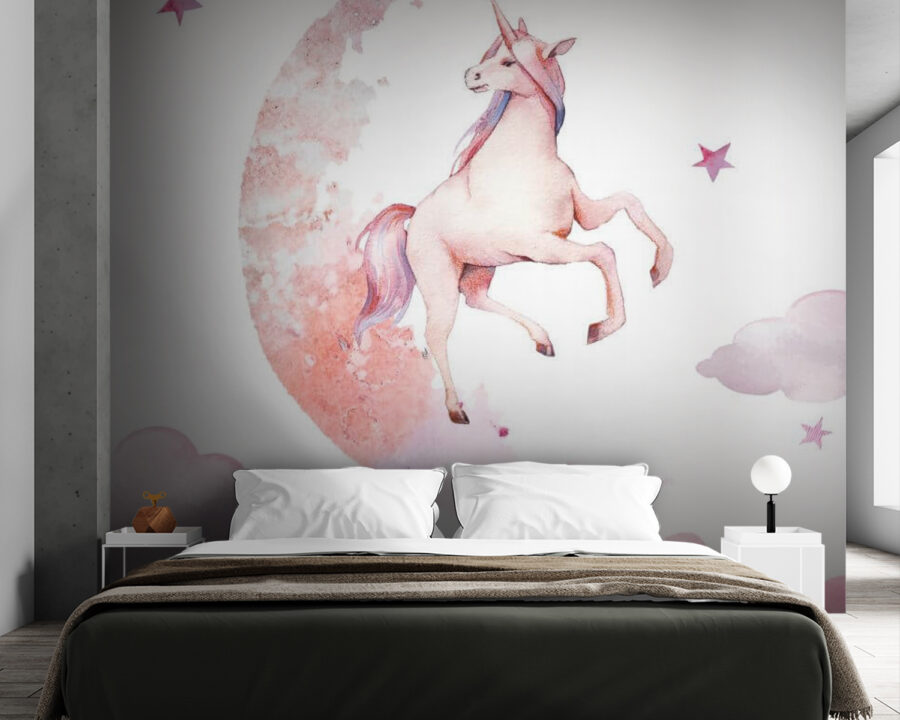 Unicorn on the moon