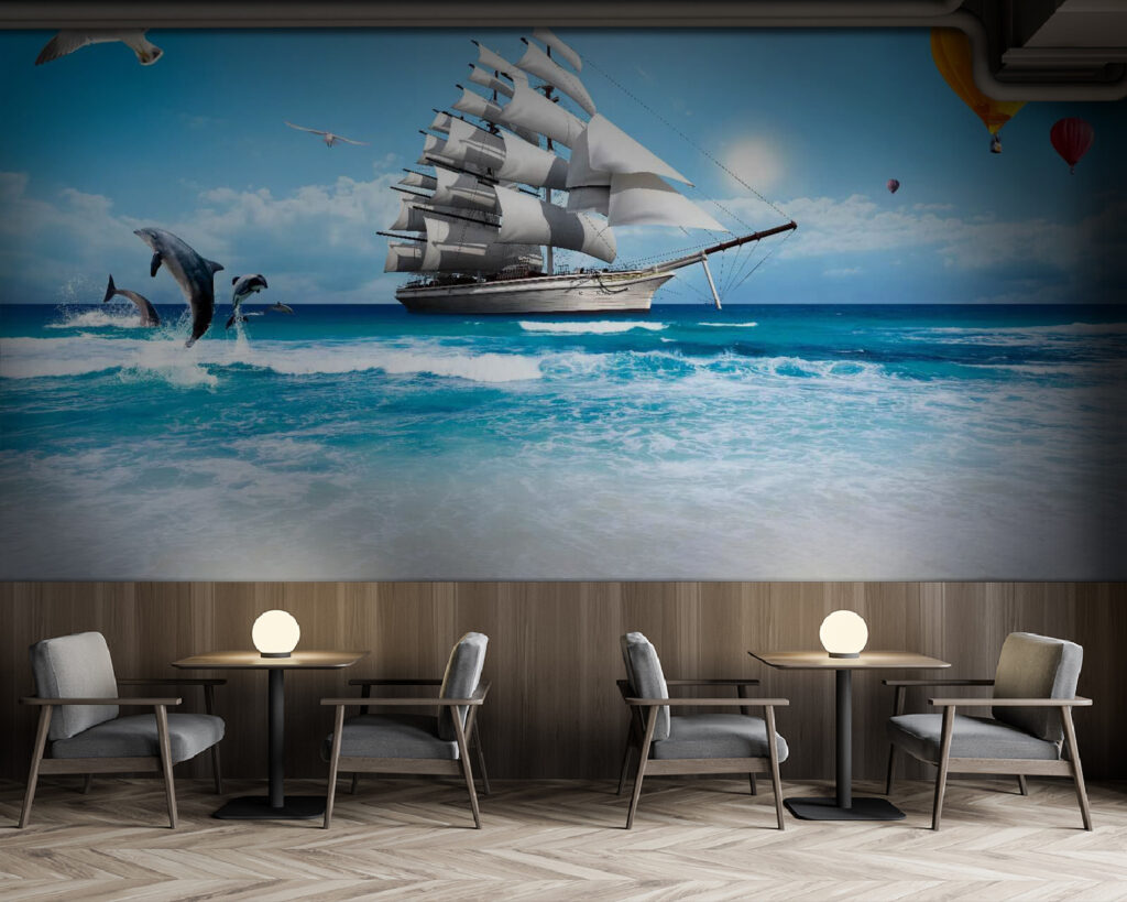 Sailboat in the ocean Sailboat in the ocean