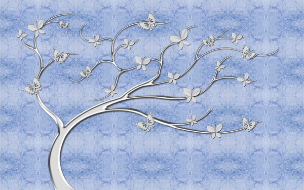 Tree with butterflies on it Tree with butterflies on it