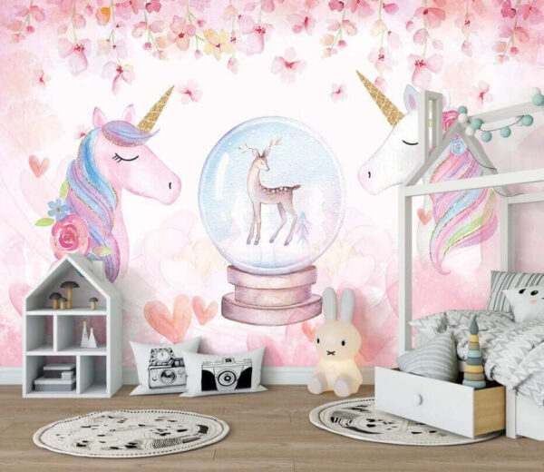 Unicorns and a snow globe u10707pir1m 600x520 - Unicorns and a snow globe